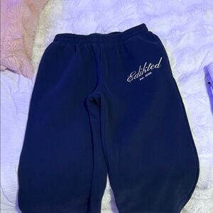 Edikted Dark Blue Sweatpants